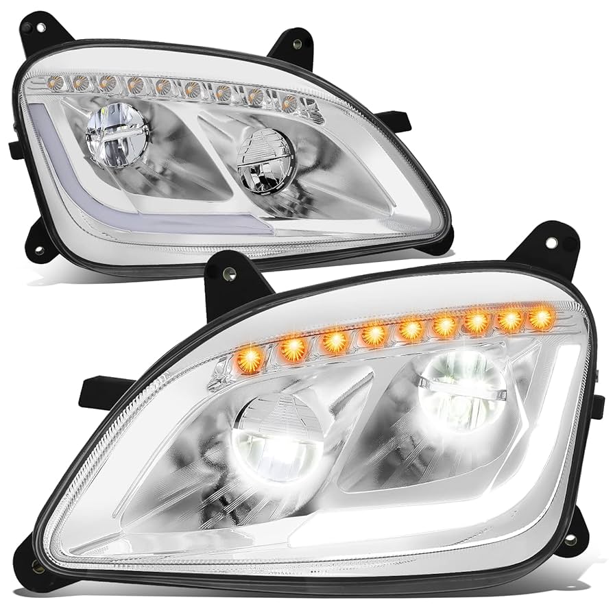 Amazon.com: DNA MOTORING HL-HAY-032-CH Pair LED L-Type DRL